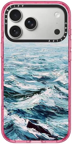 Vista 44 de CASETiFY Impact iPhone Air Case [Delgada/Compatible con Magsafe / 8.2 ft. Protección contra Caídas de Grado Militar 4X] - Lazos - Rosa Arcos