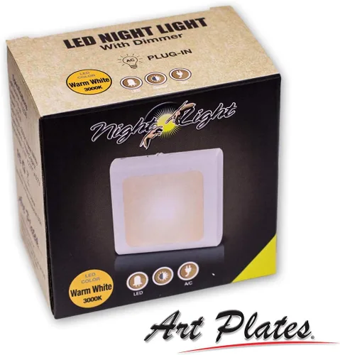 Vista 6 de Luz nocturna LED regulable con sensor automático del atardecer al amanecer, brillo ajustable, luz cálida, luz nocturna de encendido y apagado Van