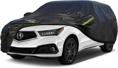 Vista 139 de KouKou Funda impermeable para automóvil SUV adecuada para BMW X1 de 2009 a 2025, 7 capas a prueba de viento para todo tipo de clima, cubierta