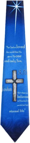 Vista 6 de BUYYOURTIES Corbatas novedosas con temática cristiana de Jesús para hombre