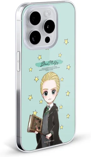 Vista 2 de Head Case Designs Funda rígida con licencia oficial de Harry Potter Draco Malfoy Deathly Hallows XXXVII compatible con Apple iPhone 13 Mini