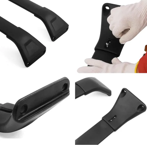 Vista 2 de Estante de carga negro 4P para Mazda CX5 CX-5 2017-2024 2025 Barras transversales Accesorios de portaequipajes