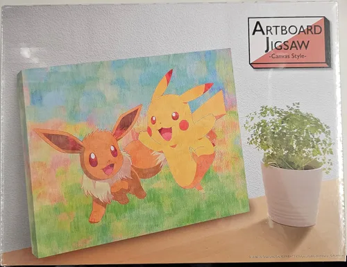 Vista 2 de ensky - Pokémon - Buenos amigos, mesa de trabajo rompecabezas