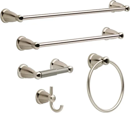 Vista 2 de Franklin Brass Kinla KIN50-SN1 - Soporte de papel higiénico, níquel cepillado, accesorios de baño