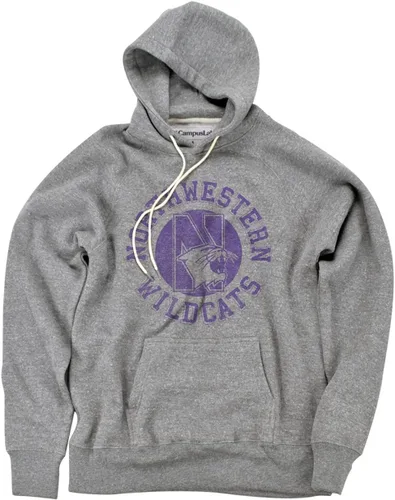 Vista 28 de Campus Lab Collegiate Classic Retro Stamp - Sudadera con capucha unisex para adultos