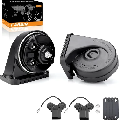 Vista 15 de FARBIN Bocina de Reemplazo para Bocina de Auto Ford Compatible con Ford f150 f250 focus con Convertidor de Enchufe 1 a 2