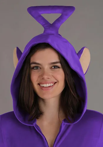 Vista 5 de Disfraz de Mono Tinky Winky para Mujer de Teletubbies Multicolor