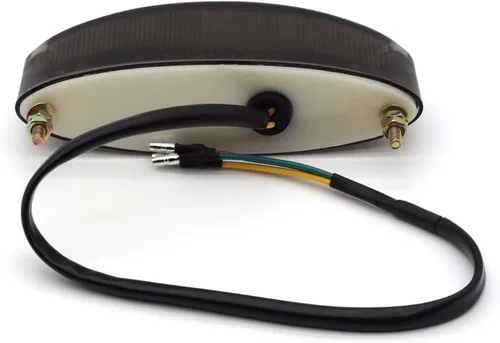 Vista 4 de kucehiup Luz trasera LED para motocicleta, luz de freno universal para ATV