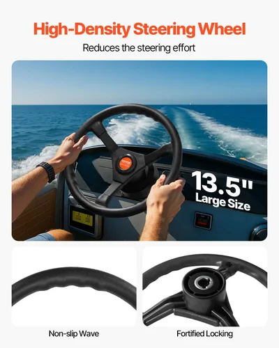 Vista 5 de Kit de Sistema de Dirección para Barco VEVOR