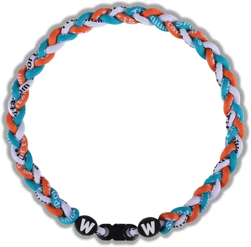 Vista 19 de Willtok Collar de béisbol prémium de 18 pulgadas con cuerda trenzada de nailon con diseño Tornado