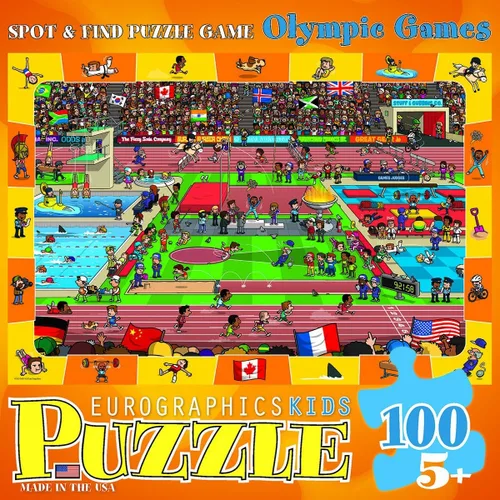 Vista 4 de EuroGraphics Spot & Find Olympics Puzzle (100 piezas)