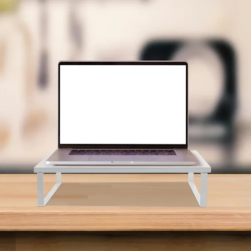 Vista 8 de ARTIBETTER Soporte elevador para monitor para escritorio con espacio de almacenamiento de 15.75 x 7.87 x 3.14 pulgadas, elevador de monitor