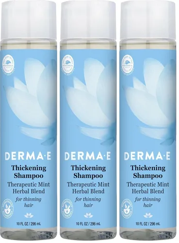 Vista 9 de DERMA E Champú espesante, champú terapéutico para engrosar el cabello de 10