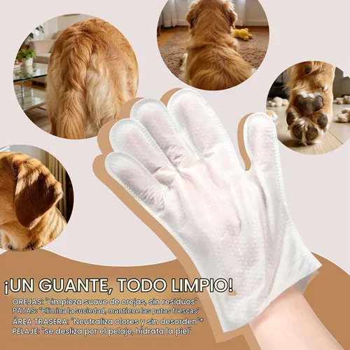Vista 3 de IMMHABI - 100 toallitas desodorizantes de limpieza para perros y gatos