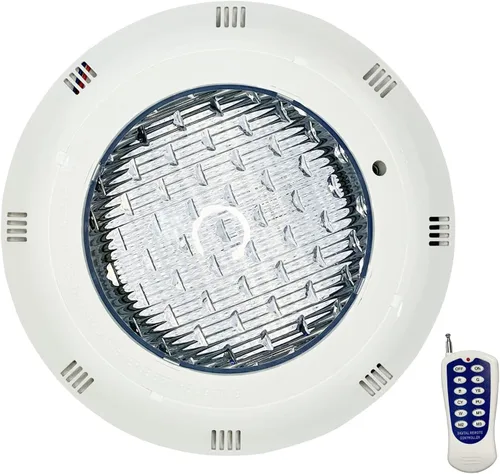 Vista 2 de JONAS.C 12 V 36 W luz de piscina subacuática cambio de color LED RGB IP68 luz de piscina enterrada con control remoto