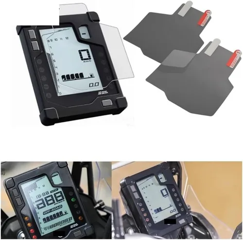 Vista 2 de Protector de pantalla para Yamaha y aha Tenere 700 Tenere700 T700 Xtz 700 2023 motocicleta Scratch Cluster pantalla salpicadero de protección