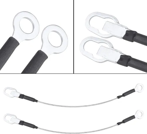 Vista 6 de Cables para portón trasero para Ford Ranger Sport 2002-Acouto 17.3 in/17 pulgadas, par de cables de acero inoxidable para camioneta para camioneta
