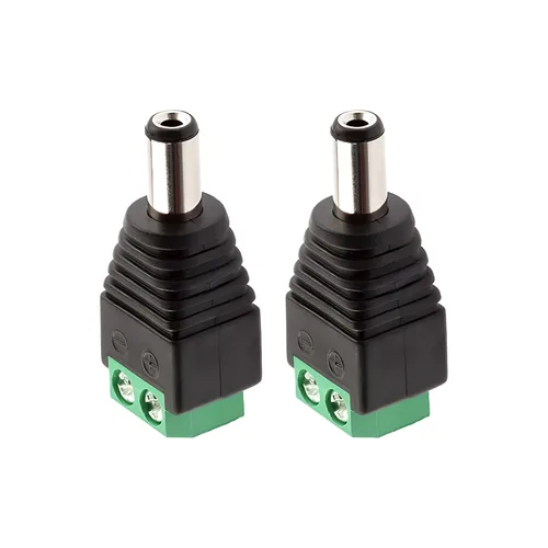 Vista 7 de Juego de 40 conectores macho de alimentación DC de 12 V, conector de barril de 5,5 mm x 2,1 mm, adaptador de alimentación para tira de luces LED