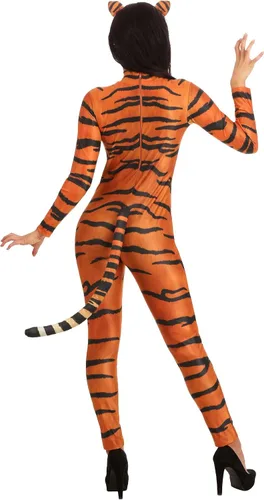 Vista 4 de Disfraz para mujer Bold Tiger