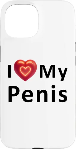 Vista 6 de Funda para iPhone 16 I Love My Penis I Heart My Penis para el día de San Valentín
