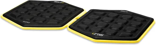 Vista 9 de Discos deslizantes SKLZ Slidez de doble cara para ejercicios de estabilidad del núcleo para manos y pies, uso en cancha, gris