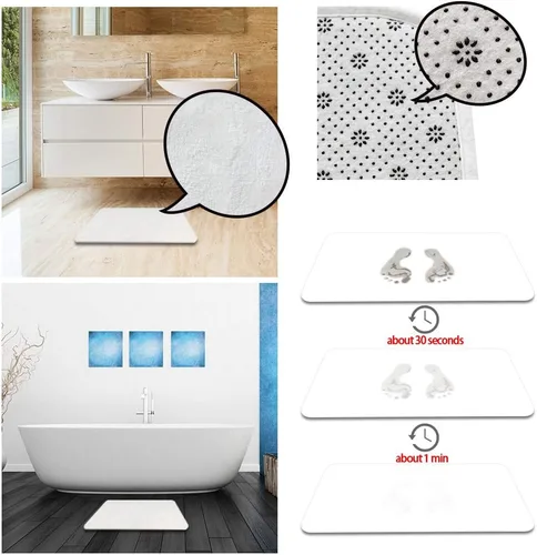 Vista 3 de Octopus Tentacles - Juego de 3 alfombrillas de baño, tentáculos náuticos Kraken coloridos animales marinos submarinos, vida marina subacuática