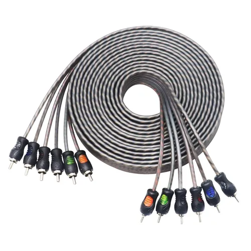Vista 8 de RECOIL Cable de audio RCA de 2 canales RCI23 de 3 pies con reducción