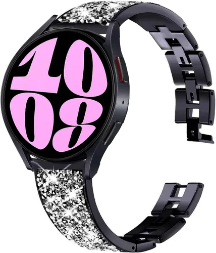 Vista 14 de DEALELE Correas compatibles con Samsung Galaxy Watch 6/6 Classic / 5/5 Pro / 4/4 Classic / 3 1.614 in / Active 2, correa de repuesto de metal