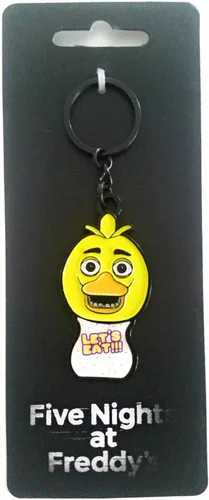 Vista 2 de Five Nights at Freddy's Llavero de esmalte Chica, Yello, talla única
