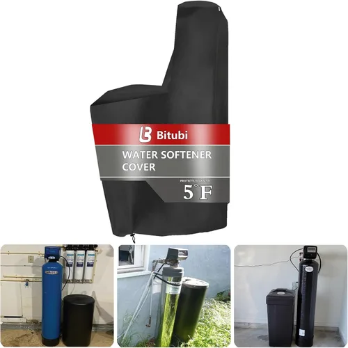 Vista 11 de Bitubi Chaqueta de neopreno suavizante de agua, suavizante de agua para exteriores y cubierta para tanque de filtro para evitar la sudoración