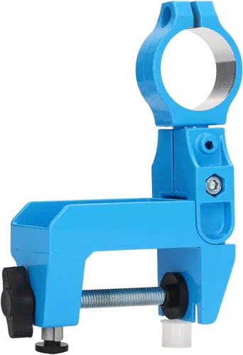 Vista 9 de Soporte de taladro eléctrico giratorio de 360 grados con soporte de prensa de taladro de ajuste de 90 grados para perforación de precisión