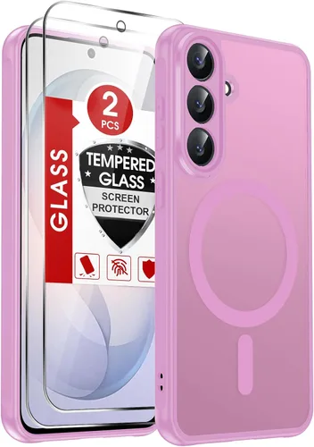 Vista 287 de LeYi Funda para teléfono Samsung-S23: protector de pantalla e imán MagSafe Púrpura