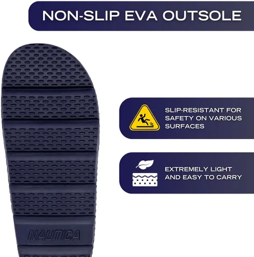 Vista 5 de Nautica Men's Arnon Comfort Slide Sandals
