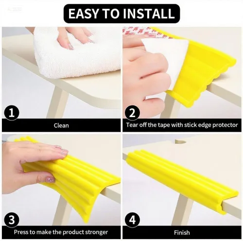 Vista 93 de Protectores de espuma compatibles con anclaje de pared para muebles, protectores de espuma para paredes, protectores de esquina con funciones