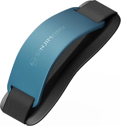 Vista 9 de Sinjimoru - Agarre para teléfono con banda de silicona – Cómodo soporte de una mano y soporte con patas para smartphones, tablets y eReaders