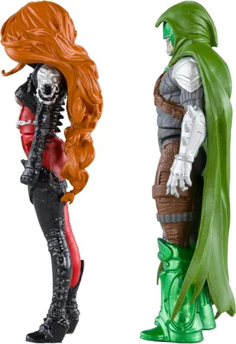 Vista 4 de McFarlane Toys - Spawn Page Punchers 2pk She Spawn and Curse Figuras de acción de 3 pulgadas con cómic