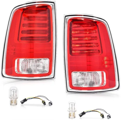 Vista 15 de G-PLUS Luces traseras izquierdas sin bombillas compatibles con Dodge Ram 1500 2009-2018/Fit Dodge Ram 1500 Classic 2019-2020