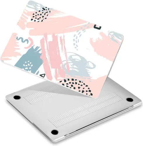 Vista 27 de Funda rígida ligera compatible con MacBook Pro de 13 pulgadas CD-ROM (2008-2012) modelo A1278, funda rígida protectora de plástico