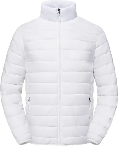 Vista 10 de Abrigos de invierno para hombre, térmicos, ligeros, acolchados, impermeables, cálidos, con bolsillos con cremallera