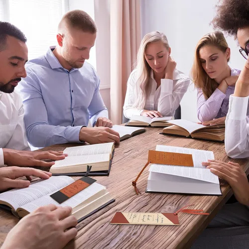 Vista 7 de 3 marcadores cristianos para mujeres y hombres, marcadores religiosos para el Día del Padre, portada de la Biblia, casas de apuestas de piel
