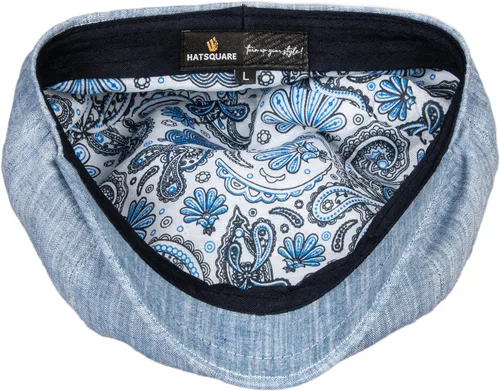 Vista 8 de Gorra de verano de algodón de 8 paneles para hombres y mujeres, sombrero clásico de panadero vintage