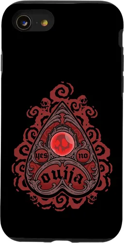Vista 13 de Funda para iPhone 15 con tablero de alcohol Planchette Spirit Board Invocación de Brujería