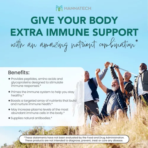 Vista 4 de Mannatech Suplemento ImmunoSTART apoya la respuesta inmunitaria natural del cuerpo 60 tabletas formuladas para el equilibrio inmunológico y el apoyo
