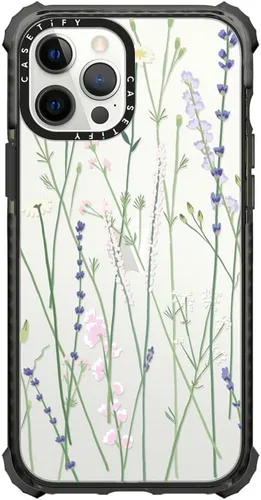 Vista 18 de Funda Ultra Impact de CASETiFY para iPhone 12 Pro Max - Bearly Awake - Negro transparente claro