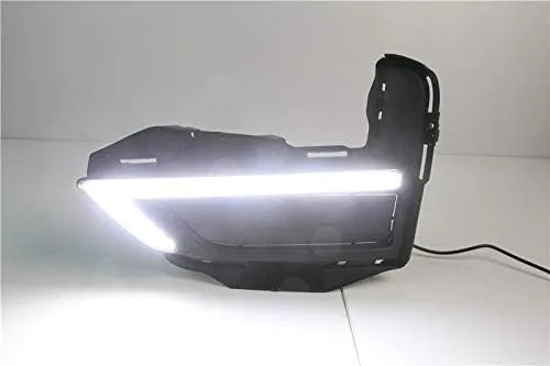 Vista 7 de 1 juego de luces LED DRL de repuesto para Nissan X-Trail 2017 2018 LED diurna luz antiniebla señal de giro (luz blanca a amarilla)