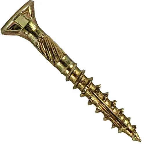 Vista 163 de 8 x 1 revestimiento exterior recubierto de bronce, tornillo de madera multiusos compatible con ACQ, cabeza plana Torx/Star Drive de 1 libra, 288