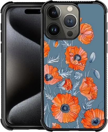 Vista 48 de CARLOCA Funda compatible con iPhone 15, increíble patrón de luz espacial nebulosa para niñas y niños, ultra protección, a prueba de golpes
