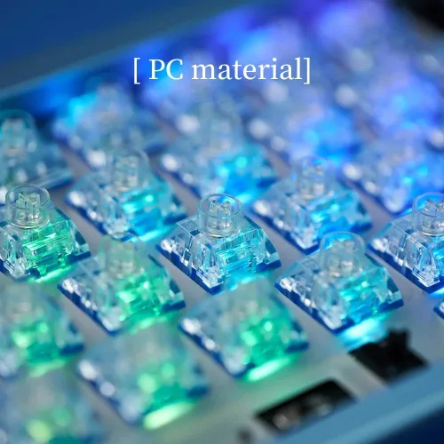Vista 3 de KAILH Hush Deep Sea Switch Pro RGB SMD Interruptor de teclado mecánico DIY Teclado de juego (ballena táctil 70 piezas)
