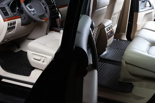 Vista 6 de Se adapta a tapetes de piso Toyota RAV4 2013-2018 Alfombrillas delanteras y revestimientos de asientos de la 2ª fila Juego completo