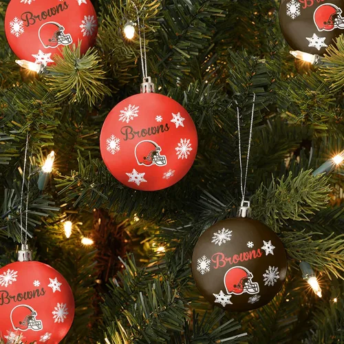 Vista 2 de FOCO Dallas Cowboys NFL 5 Pack Shatterproof Ball Ornament Set